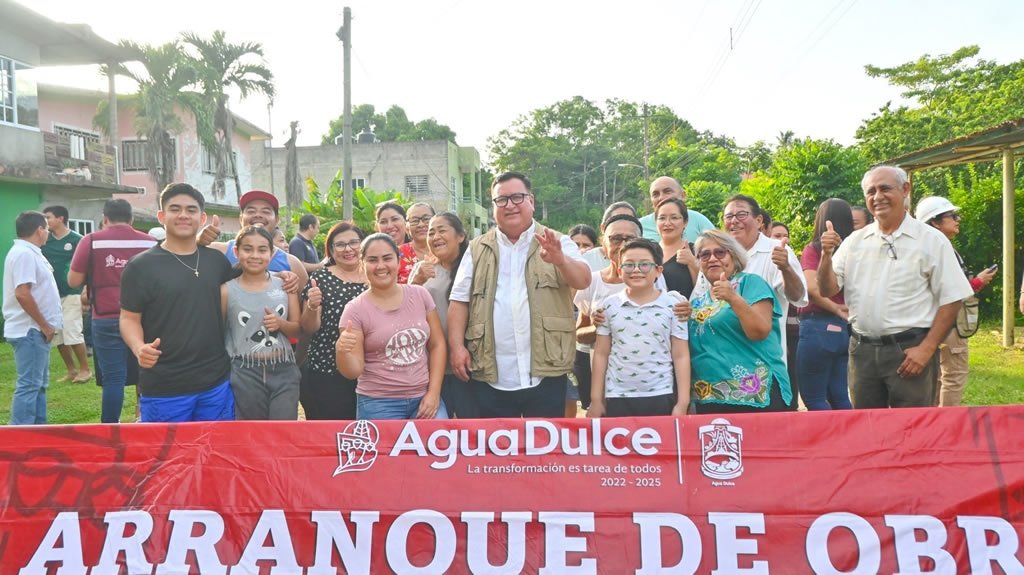 Llega la 4T a la Uno y Medio, inician obras de pavimentación