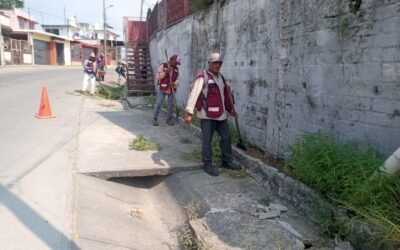 Promueve el alcalde Noé Castillo Olvera a una mejor imagen urbana de Agua Dulce