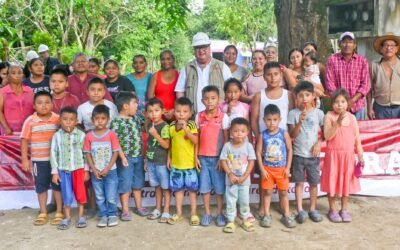 Arranca alcalde obra de amplificación de red eléctrica en Ejido Miguel Alemán Valdez (El Aguacate)