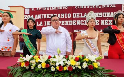 Conmemora Noé Castillo la Consumación de la Independencia de México