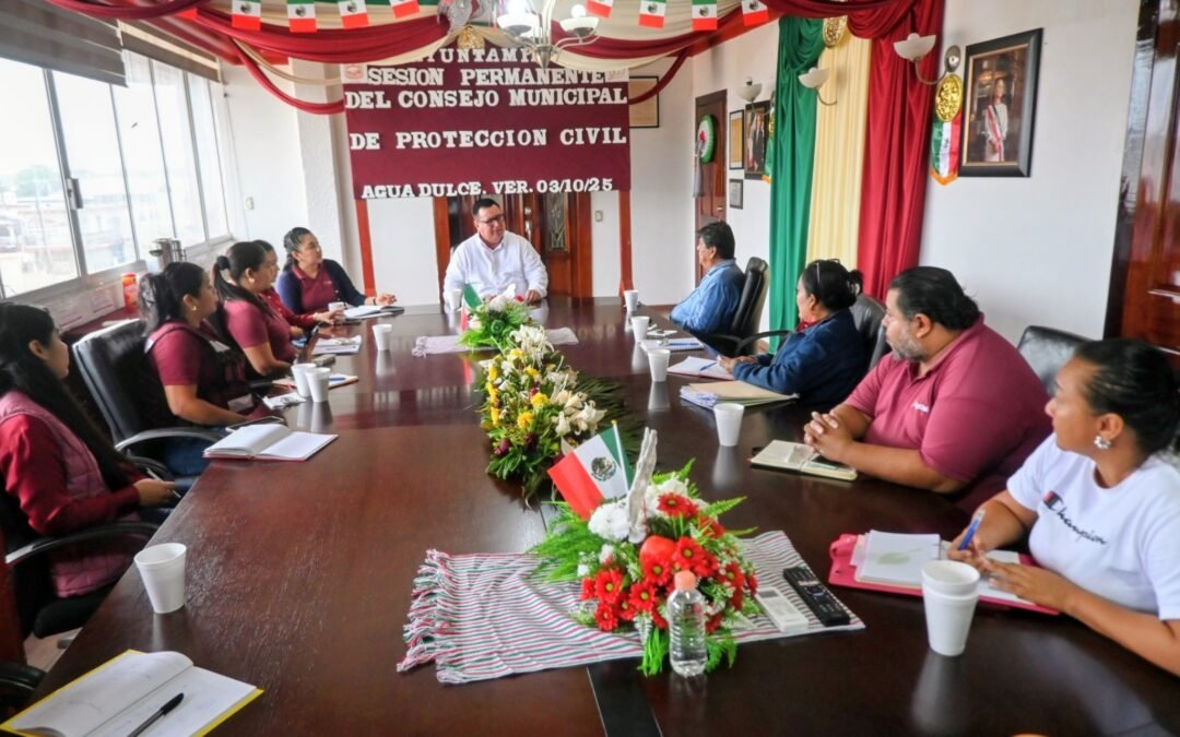 Ante las lluvias, el Consejo Municipal de Protección Civil se mantiene en sesión permanente