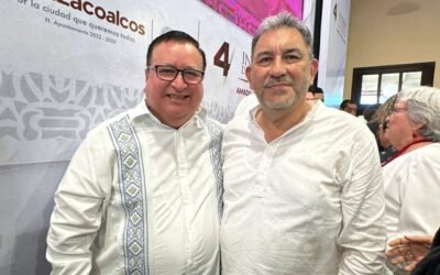 Asiste Noé Castillo a la presentación del Cuarto Informe de Gobierno de Coatzacoalcos