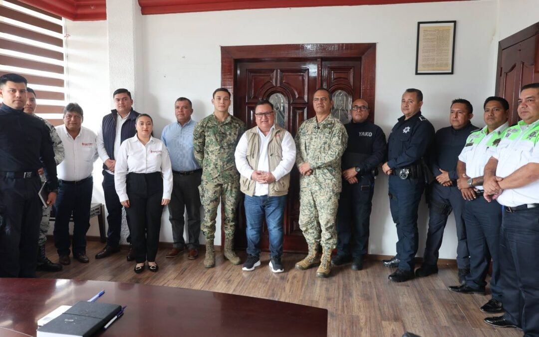 Lleva a cabo Noé Castillo la Mesa de Seguridad para la Coordinación de la Paz